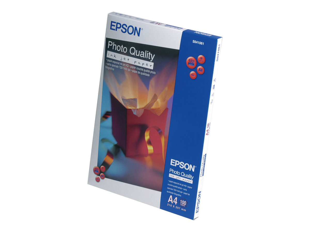 Epson Photo Quality Ink Jet Paper - Matt - beschichtet - 4,9 mil - hochweiß - Super A3B (330 x 483 mm)