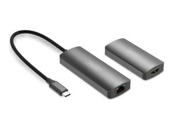 DIGITUS 4K Video Extender (USB-C - HDMI), 30 m