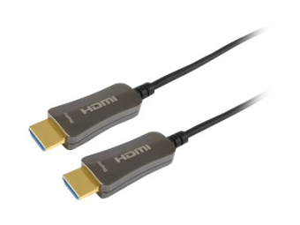 Equip Life - Highspeed - HDMI-Kabel mit Ethernet - HDMI männlich zu HDMI männlich - 30 m - 4K Unterstützung Active Optical Cable (AOC)