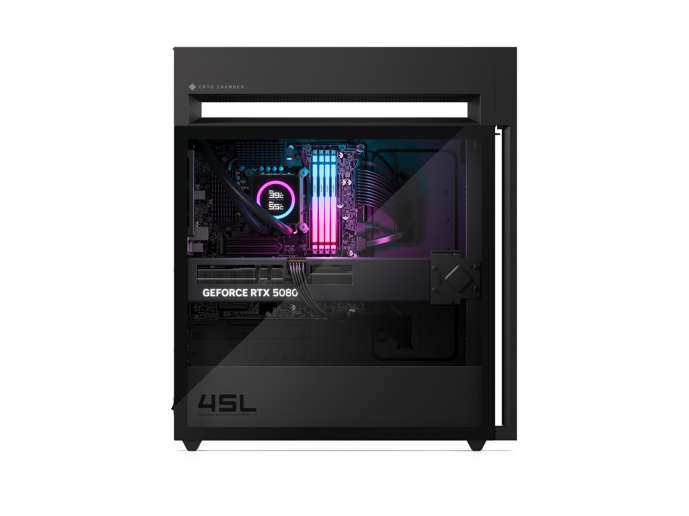 HP OMEN 45L by HP GT22-3795ng - microATX - Core Ultra 9 285K - RAM 64 GB - SSD 2 TB - NVMe - GeForce RTX 5080 - 1GbE, 2.5GbE, Wi-Fi 6E, Bluetooth 5.3 - WLAN 802.11abgnacax (Wi-Fi 6E)