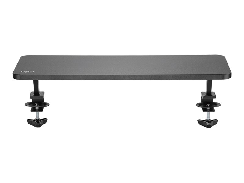 LogiLink Aufstellung - Riser - für Monitor - 650 mm lang - Stahl, Graukarton, Kunststoff - Schwarz - Bildschirmgröße 33-81.3 cm (13"-32")