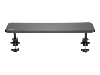 LogiLink Aufstellung - Riser - für Monitor - 650 mm lang - Stahl, Graukarton, Kunststoff - Schwarz - Bildschirmgröße 33-81.3 cm (13"-32")