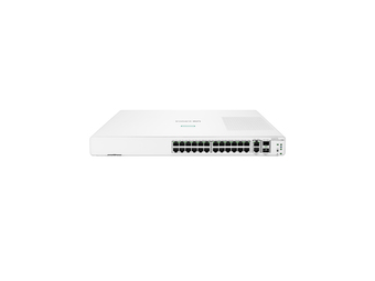 HPE Networking Networking Instant On Switch 24p Gigabit 2p 10GBT 2p SFP+ 1960 - Managed - L2+ - Gigabit Ethernet (101001000) - Vollduplex - Rack-Einbau - 1U