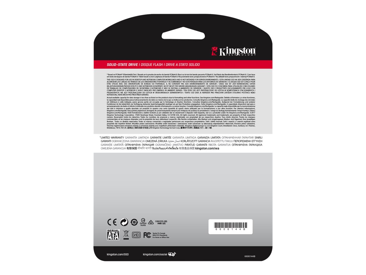 Kingston A400 - SSD - 960 GB - intern - 2.5" (6.4 cm)
