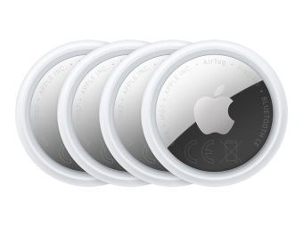 Apple AirTag (2nd generation) - Anti-Verlust Bluetooth-Tag für Handy, Tablet, Smartwatch (Packung mit 4)