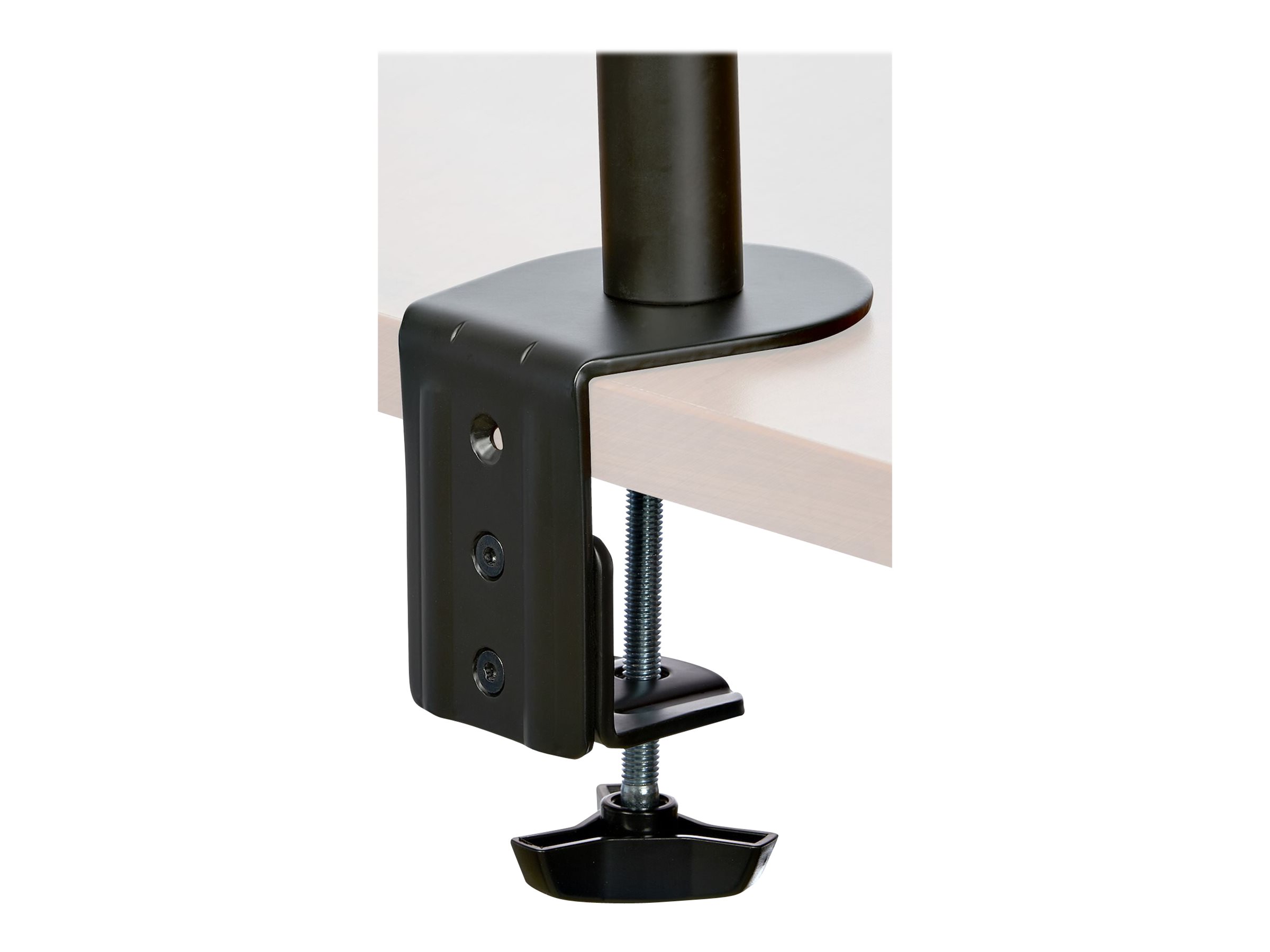 StarTech.com ARMDUAL2 Monitorhalterung (Tischmontage, dual Monitor, schwenkbar,für bis zu 32-Zoll-VESA-Monitore, Monitorarm) - Befestigungskit - einstellbarer Arm - für 2 Monitore - Stahl - Schwarz - Bildschirmgröße 33-81.3 cm (13"-32")