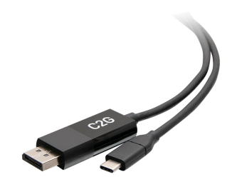 C2G 6ft (1.8m) USB-C to DisplayPort Adapter Cable - 4K 60Hz - Adapterkabel - 24 pin USB-C (M)