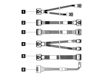 Lenovo Speicherkabelkit - für 2.5" SASSATA
