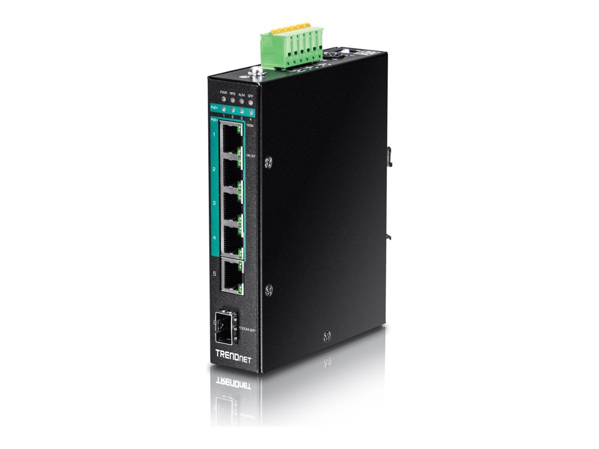 TRENDnet TI-PG541 - Switch - 4 x 101001000 (PoE+)