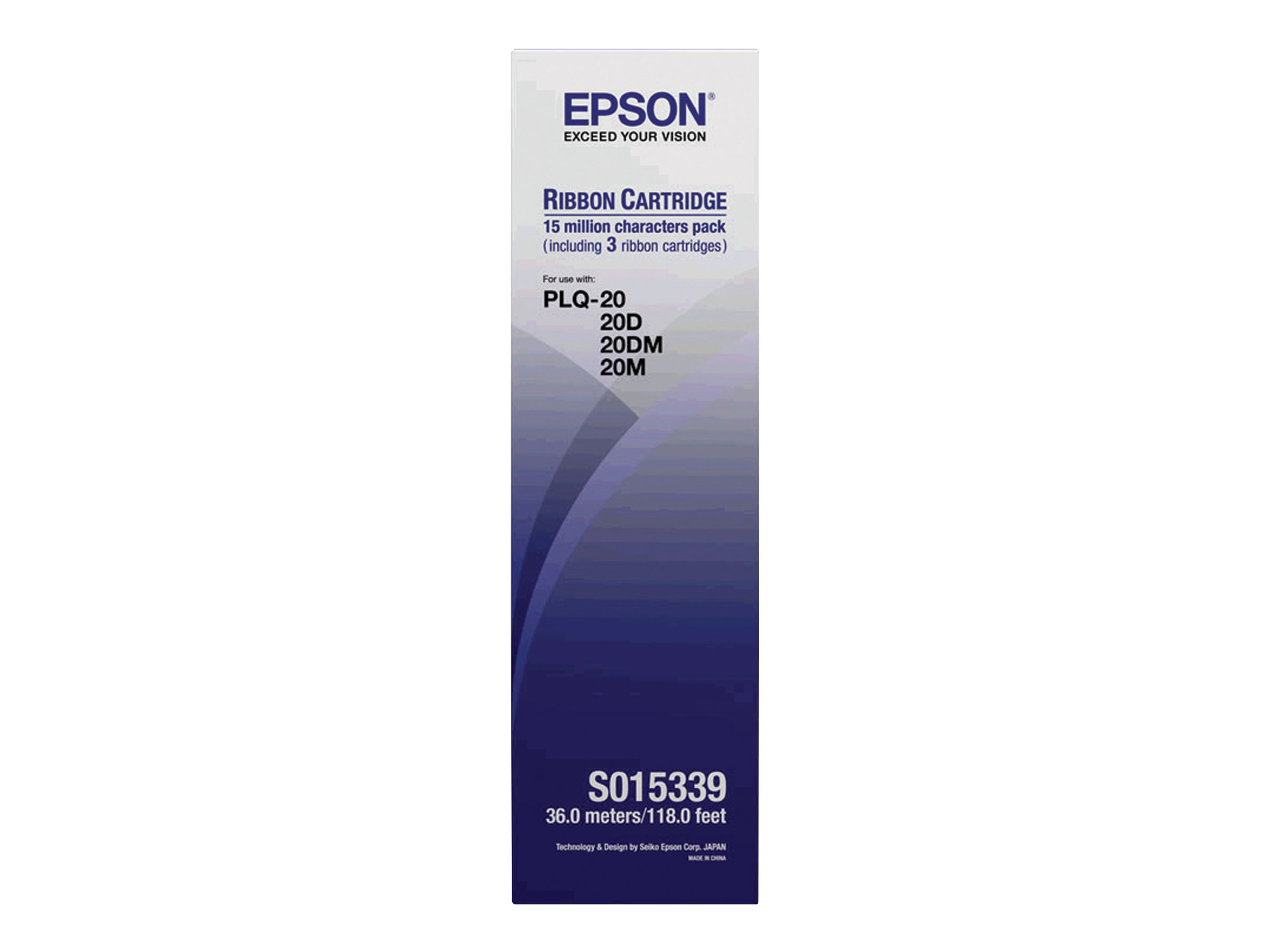 Epson Schwarz - Farbband - für PLQ 20, 20D
