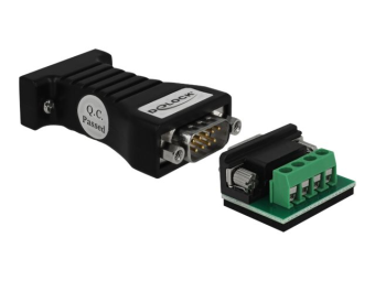 Delock Converter 1 x Serial RS-232 DB9 to 1 x Serial RS-485 with ESD protection 15 kV