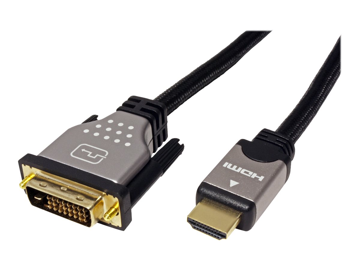 ROLINE Adapterkabel - Dual Link - DVI-D männlich
