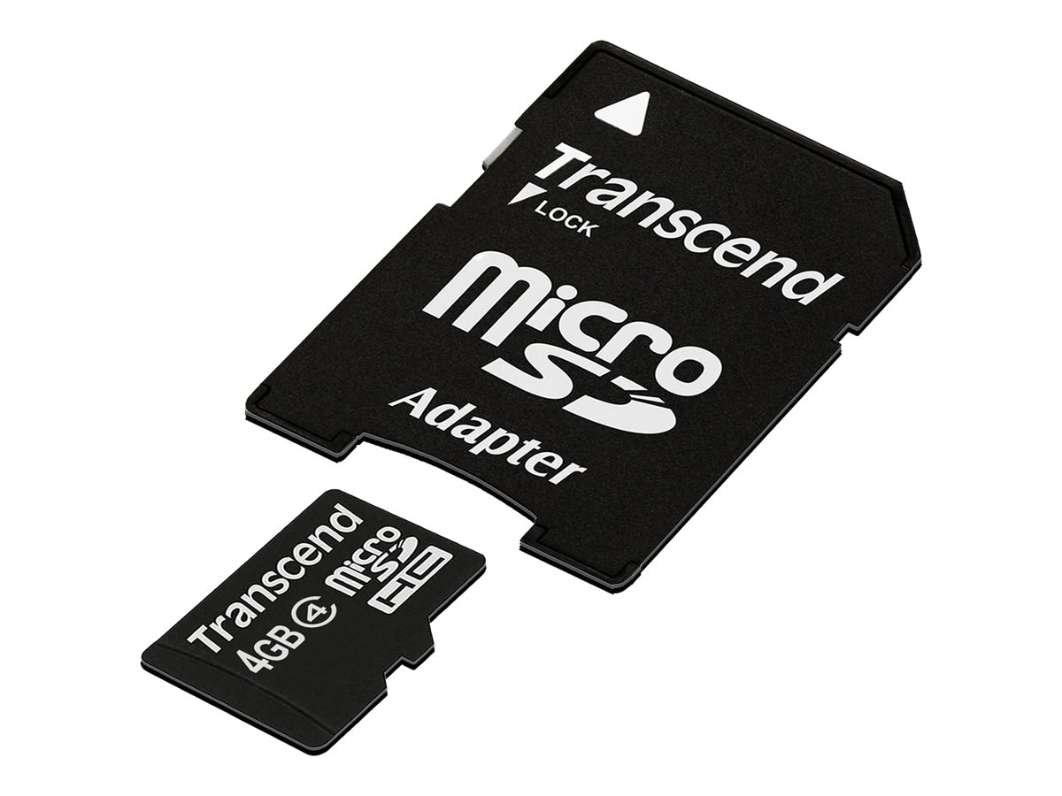 Transcend Flash-Speicherkarte (microSDHCSD-Adapter