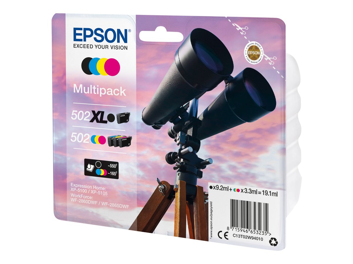 Epson 502502XL Multipack - 4er-Pack - 19.1 ml