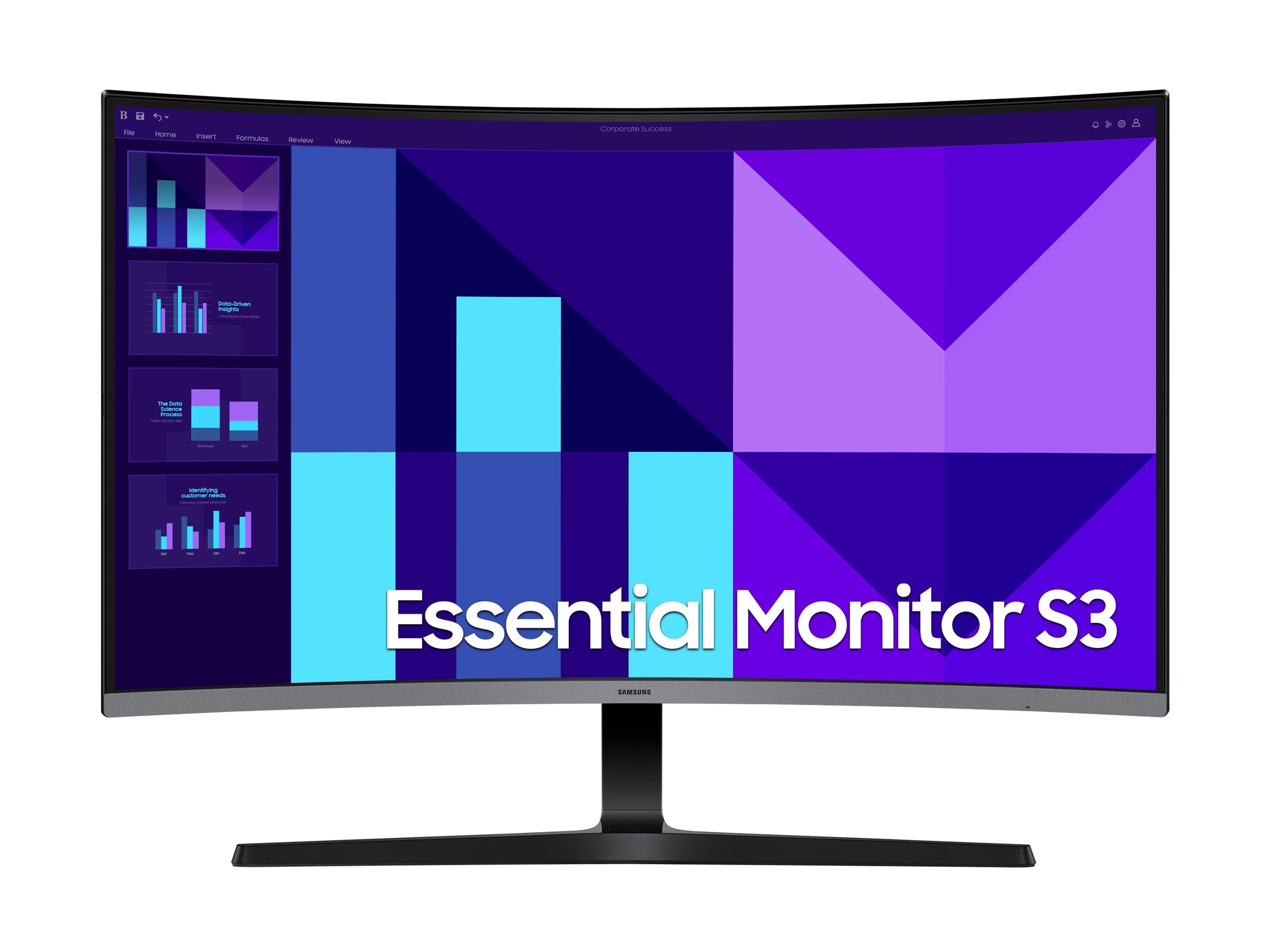 Samsung Essential S3 S32D396GAU - S39GD Series - LED-Monitor - gebogen - 81.3 cm (32")