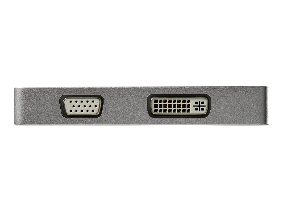 StarTech.com Aluminium Reise AV Adapter 3-in-1 Mini DisplayPort auf VGA DVI oder HDMI