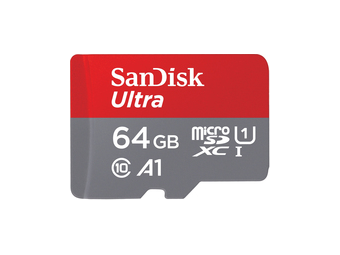 SanDisk Ultra - Flash-Speicherkarte (microSDXC-an-SD-Adapter inbegriffen)