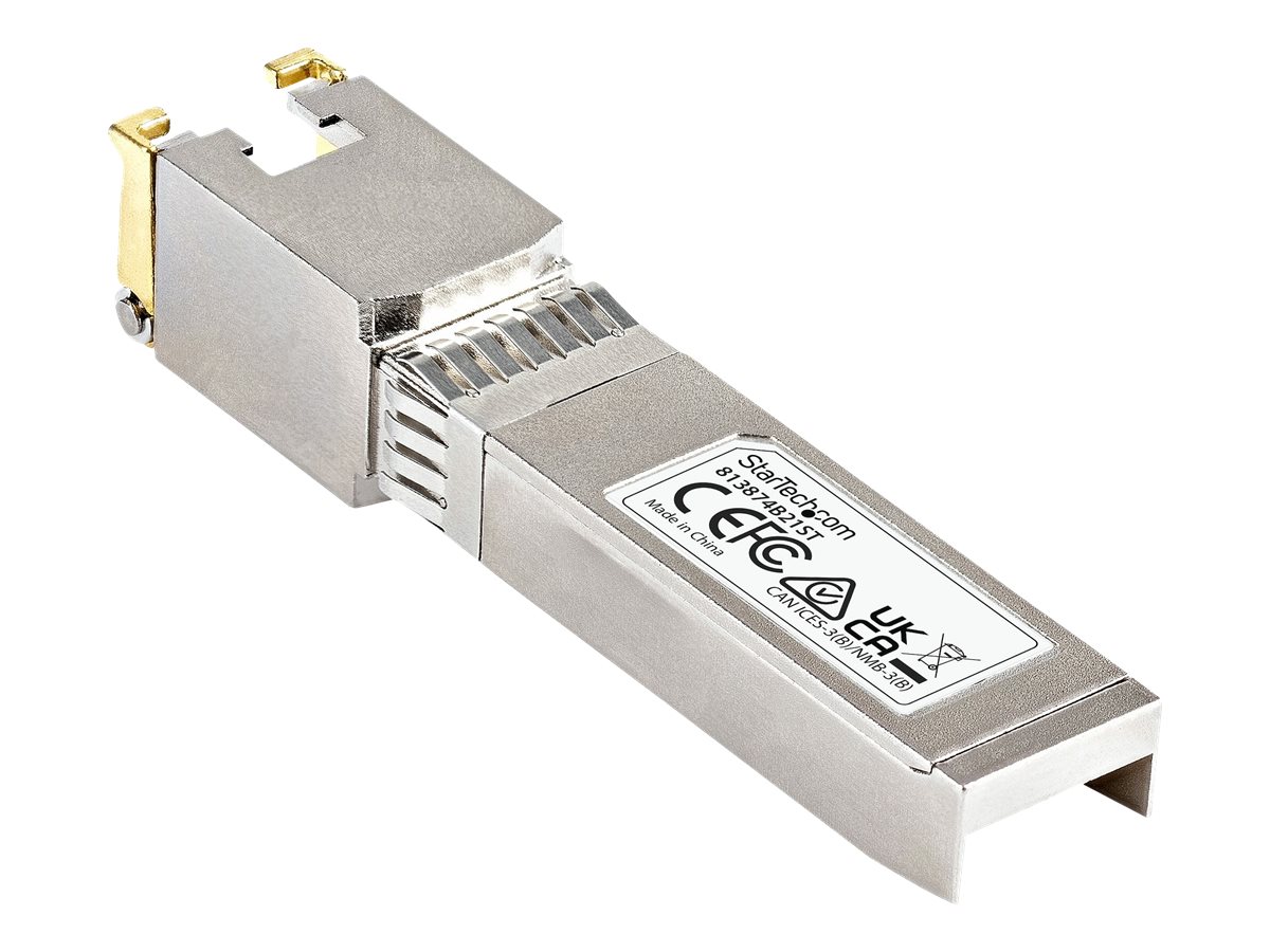 StarTech.com HP 813874-B21 kompatibles SFP+ Transceiver Modul - 10GBase-T - MSA konform - RJ45 SFP+ Modul - 10GBase-T - 30m mit CAT6a - SFP+-Transceiver-Modul (gleichwertig mit HP 813874-B21)