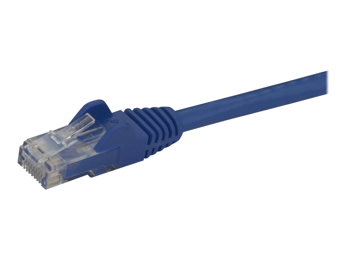 StarTech.com 15m CAT6 Ethernet Cable, 10 Gigabit Snagless RJ45 650MHz 100W PoE Patch Cord, CAT 6 10GbE UTP Network Cable wStrain Relief, Blue, Wiring is UL CertifiedTIA - Category 6 - 24AWG (N6PATC15MBL)