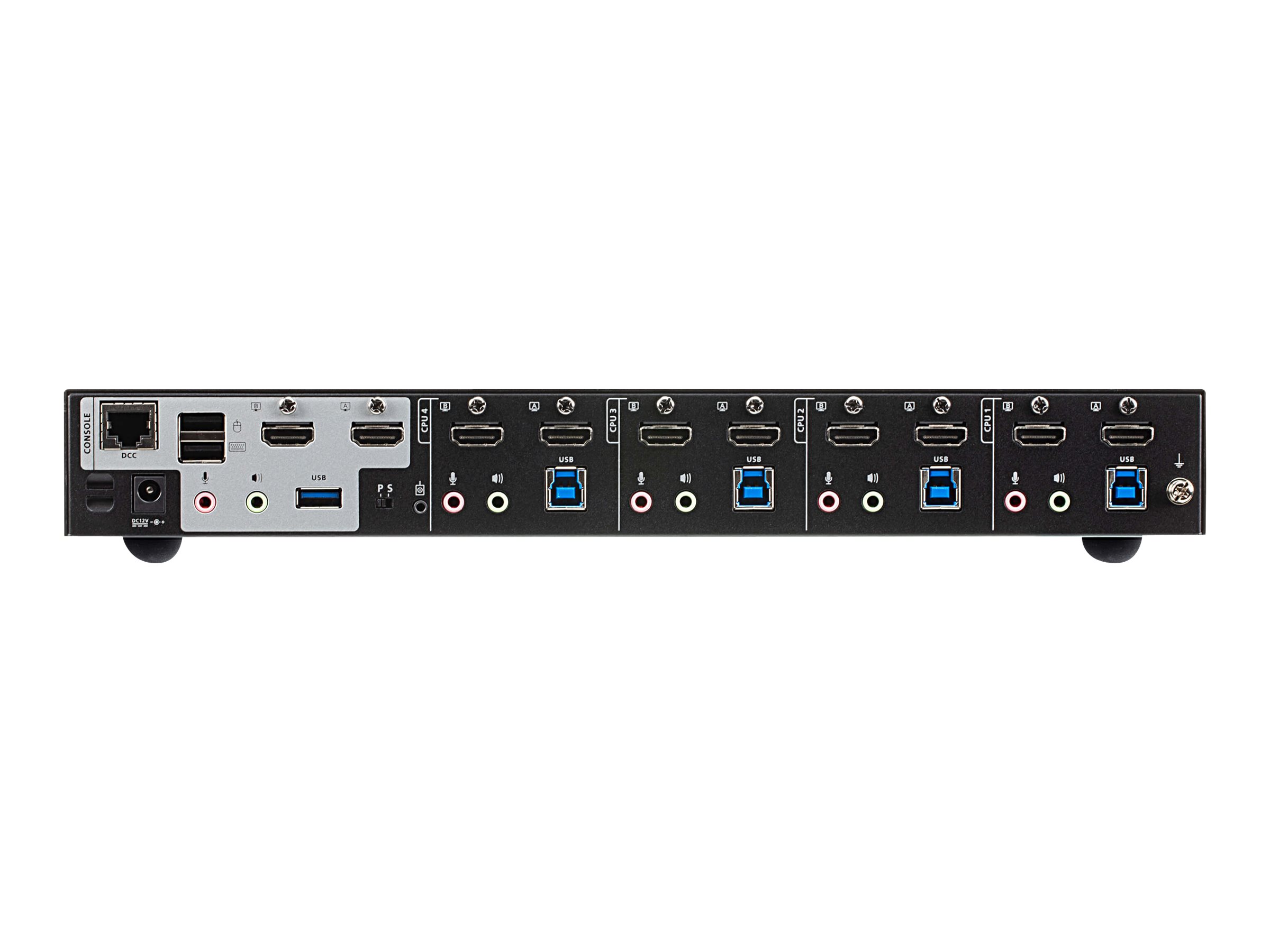 ATEN CS1844 4-Port USB 3.0 4K HDMI Dual Display KVMP Switch