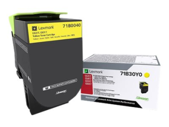 Lexmark X317 - Gelb - Original - Tonerpatrone LCCP LRP