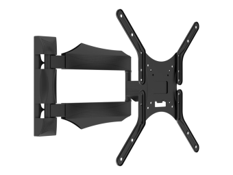 Techly LED 300 - Befestigungskit (Wandmontage) - Voll beweglich - für LCD TV - schmal - Schwarz - Bildschirmgröße 63.5-132 cm (25"-52")