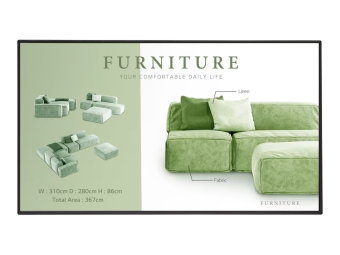 LG 55UM5N-H - 139 cm (55") Diagonalklasse UM5N-H Series LCD-Display mit LED-Hintergrundbeleuchtung - Digital Signage ProIdiom integriert - webOS - 4K UHD (2160p)