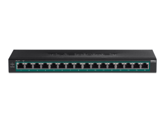TRENDnet TPE TG160H - Switch - 16 x 101001000 (PoE+)