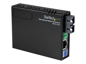 StarTech.com 10100 Mbits Ethernet LWL  Glasfaser Multi Mode Medienkonverter SC 2km