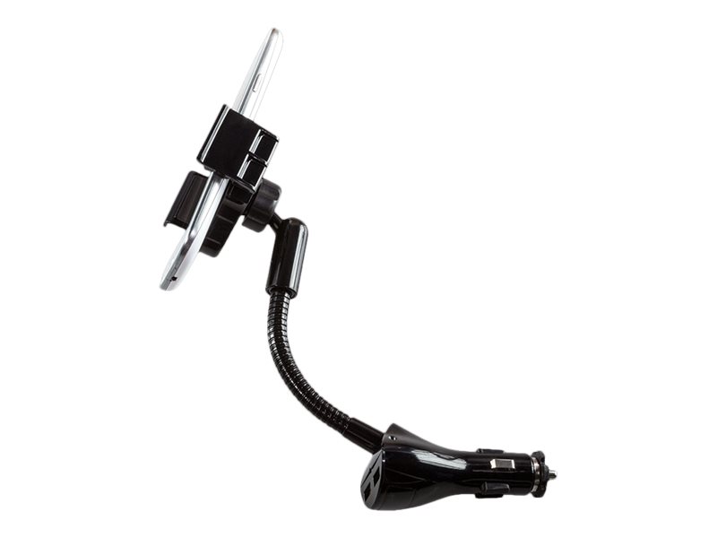 LogiLink Smartphone Kfz-Halterung - Auto-Netzteil - 15.5 Watt - 3.1 A - 2 Ausgabeanschlussstellen (USB)