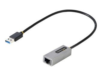 StarTech.com USB 3.0 Gigabit Ethernet Adapter, USB 3.0 zu 101001000 Netzwerkadapter für Laptops, 30cm angeschlossenes Kabel, USB zu RJ45LAN Adapter, NIC Adapter, Win, MacOS und Chrome  (USB31000S2)