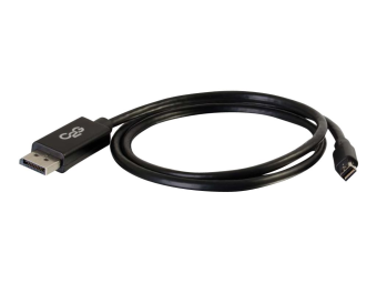 C2G 2m Adapterkabel Mini-DisplayPort auf DisplayPort SteckerStecker - Schwarz - DisplayPort-Kabel - Mini DisplayPort (M)
