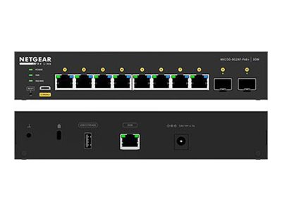 Netgear AV Line M4250-8G2XF-PoE+ - Switch - L3 - managed - 8 x 101001000 (8 PoE+)