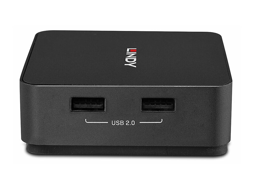 Lindy KVM-Switch - 4K60 - 2 x KVMAudioUSB