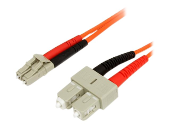 StarTech.com 3m Fiber Optic Cable - Multimode Duplex 62.5125 - LSZH - LCSC - OM1 - LC to SC Fiber Patch Cable (FIBLCSC3)