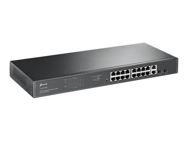 TP-LINK JetStream TL-SG1218MP - V1 - Switch - 16 x 101001000 (PoE+)