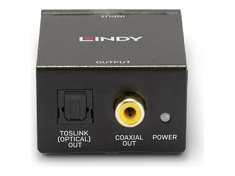 Lindy Analog-Digital-Audiowandler - Schwarz