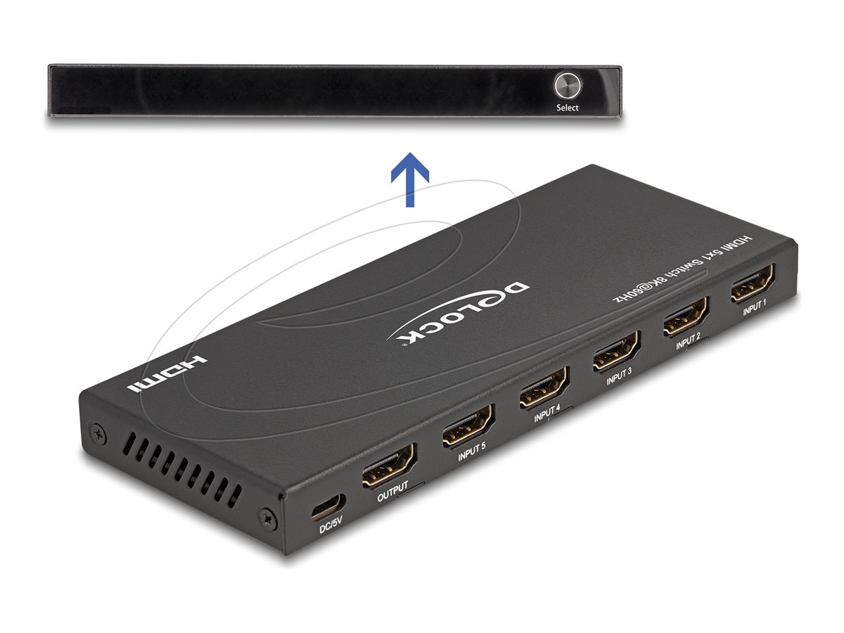 Delock VideoAudio-Schalter - 1 x HDMI output