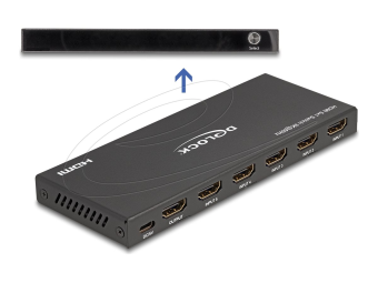 Delock VideoAudio-Schalter - 1 x HDMI output
