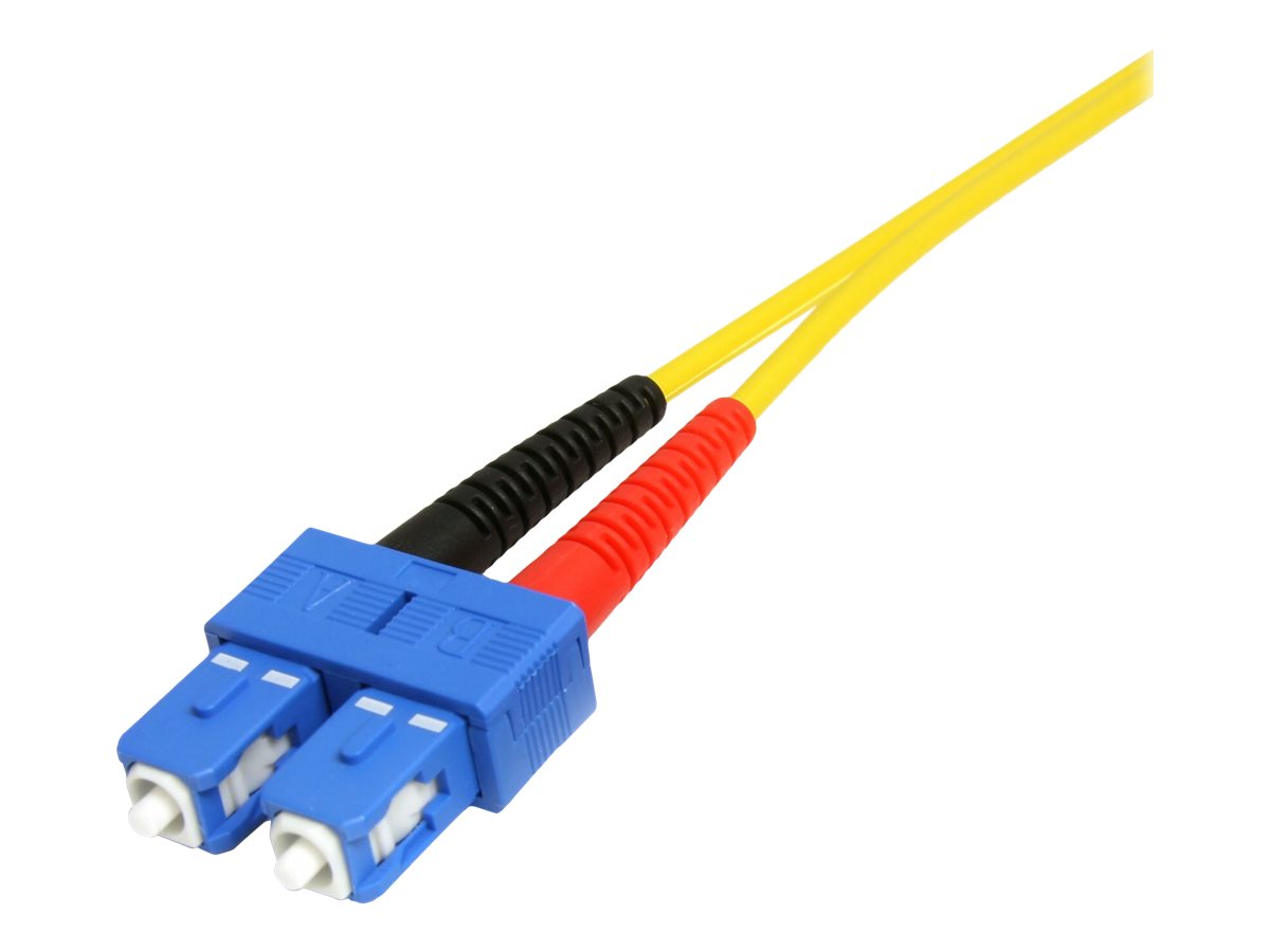 StarTech.com 7m Fiber Optic Cable - Single-Mode Duplex 9125 - LSZH - LCSC - OS1 - LC to SC Fiber Patch Cable (SMFIBLCSC7)
