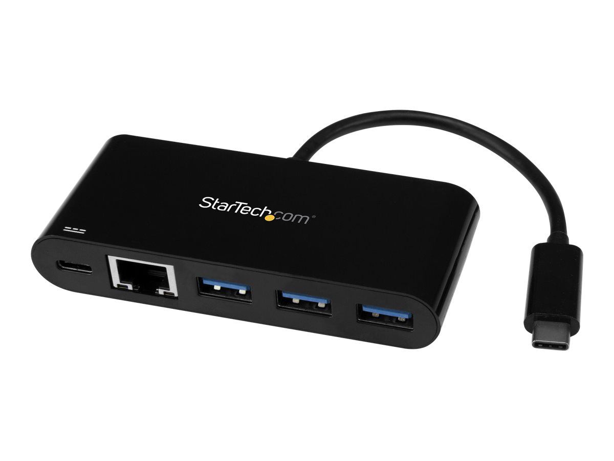 StarTech.com 3 Port USB 3.0 Hub mit Gigabit Ethernet