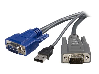 StarTech.com 1,8m ultradünnes USB VGA 2-in-1-KVM-Kabel - Tastatur-  Video-  Maus- (KVM-)
