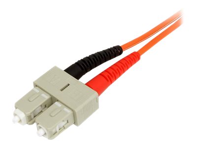 StarTech.com 1m Fiber Optic Cable - Multimode Duplex 50125 - LSZH - LCSC - OM2 - LC to SC Fiber Patch Cable (50FIBLCSC1)