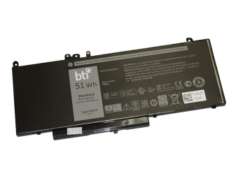BTI Laptop-Batterie (gleichwertig mit: Dell 451-BBLN Dell 8V5GX Dell G5M10 Dell K9GVN Dell WYJC2 Dell 451-BBLK Dell PF59Y Dell VMKXM Dell 0G5M10 Dell F5WW5 Dell R9XM9 Dell YM3TC)