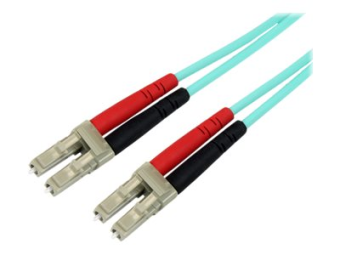 StarTech.com 2m Fiber Optic Cable - 10 Gb Aqua - Multimode Duplex 50125 - LSZH - LCLC - OM3 - LC to LC Fiber Patch Cable - Patch-Kabel - LC Multi-Mode (M)