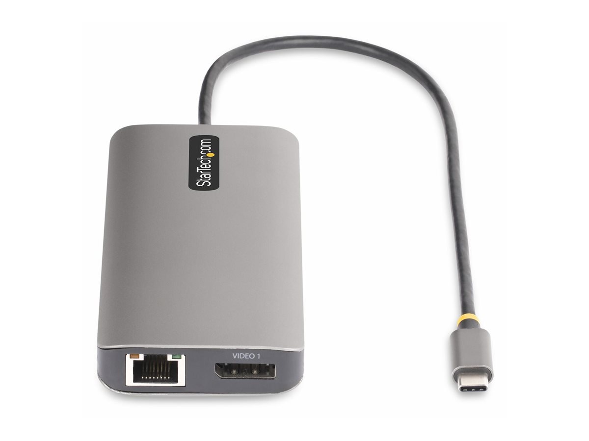 StarTech.com USB-C Triple-Monitor Multiport Adapter, HDMIDPCard Reader