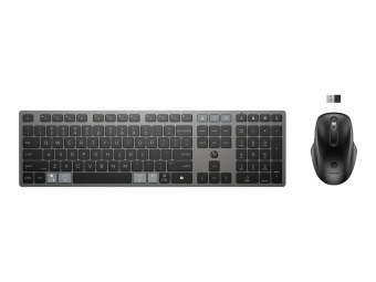 HP 725 - Tastatur-und-Maus-Set - multifunktional wiederaufladbar betrieben mit Superkondensator