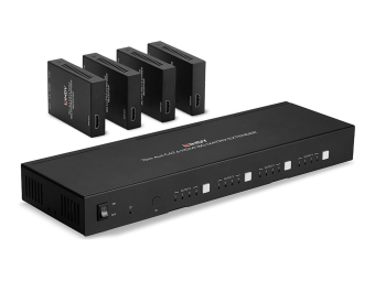 Lindy Video-Audio-Infrarot-Netzwerkverlängerungskabel