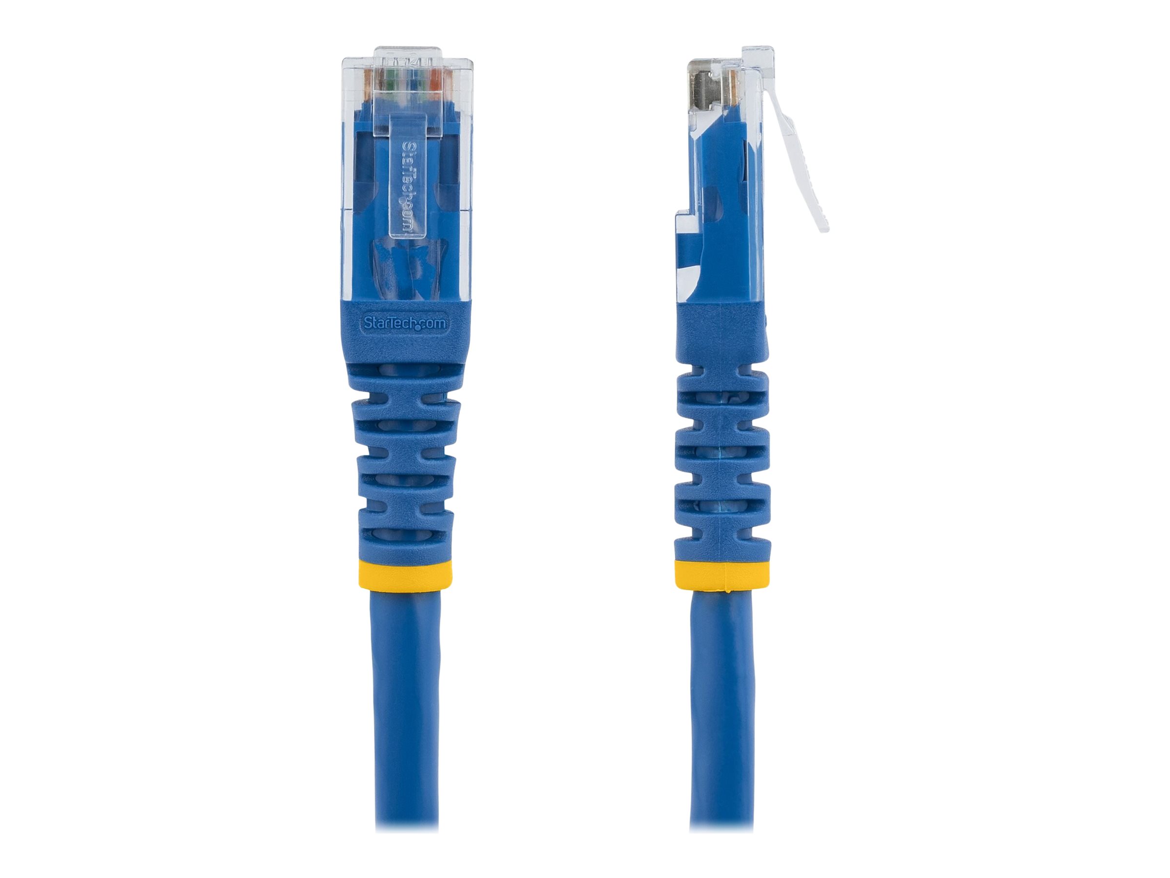 StarTech.com 6ft CAT6 Ethernet Cable, 10 Gigabit Molded RJ45 650MHz 100W PoE Patch Cord, CAT 6 10GbE UTP Network Cable with Strain Relief, Blue, Fluke TestedWiring is UL CertifiedTIA - Category 6 - 24AWG (C6PATCH6BL)