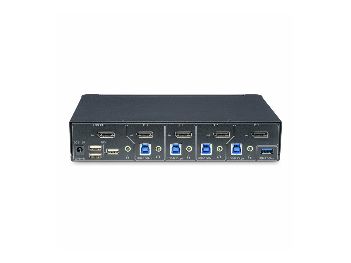 StarTech.com 4-Port DisplayPort KVM Switch 4K 60Hz TAA Compliant